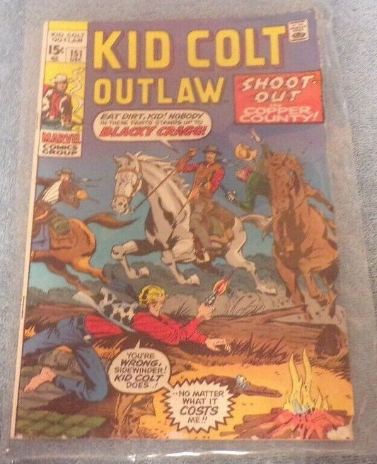 Kid Colt Outlaw Comic Book, December 1970, Issue No. 151