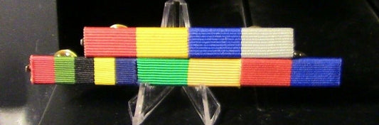 Official BSA: Law Enforcement Explorer Ribbons on Ribbon Bar (5 Ribbon Set)