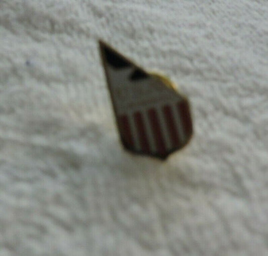 USA SWIMMING RED, WHITE AND BLUE PIN 1  X .5 INCHES