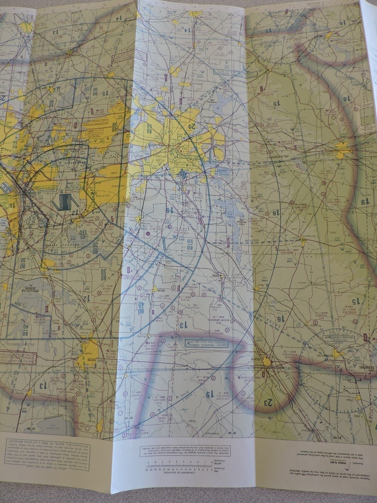 DALLAS-FT WORTH  CHART TERMINAL CONTROL AREA CHART 37TH EDITION,JUNE 27 1991