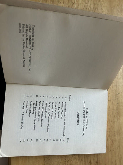 FIELD & STREAM GUIDE TO FAMILY CAMPING BY HUGH GREY