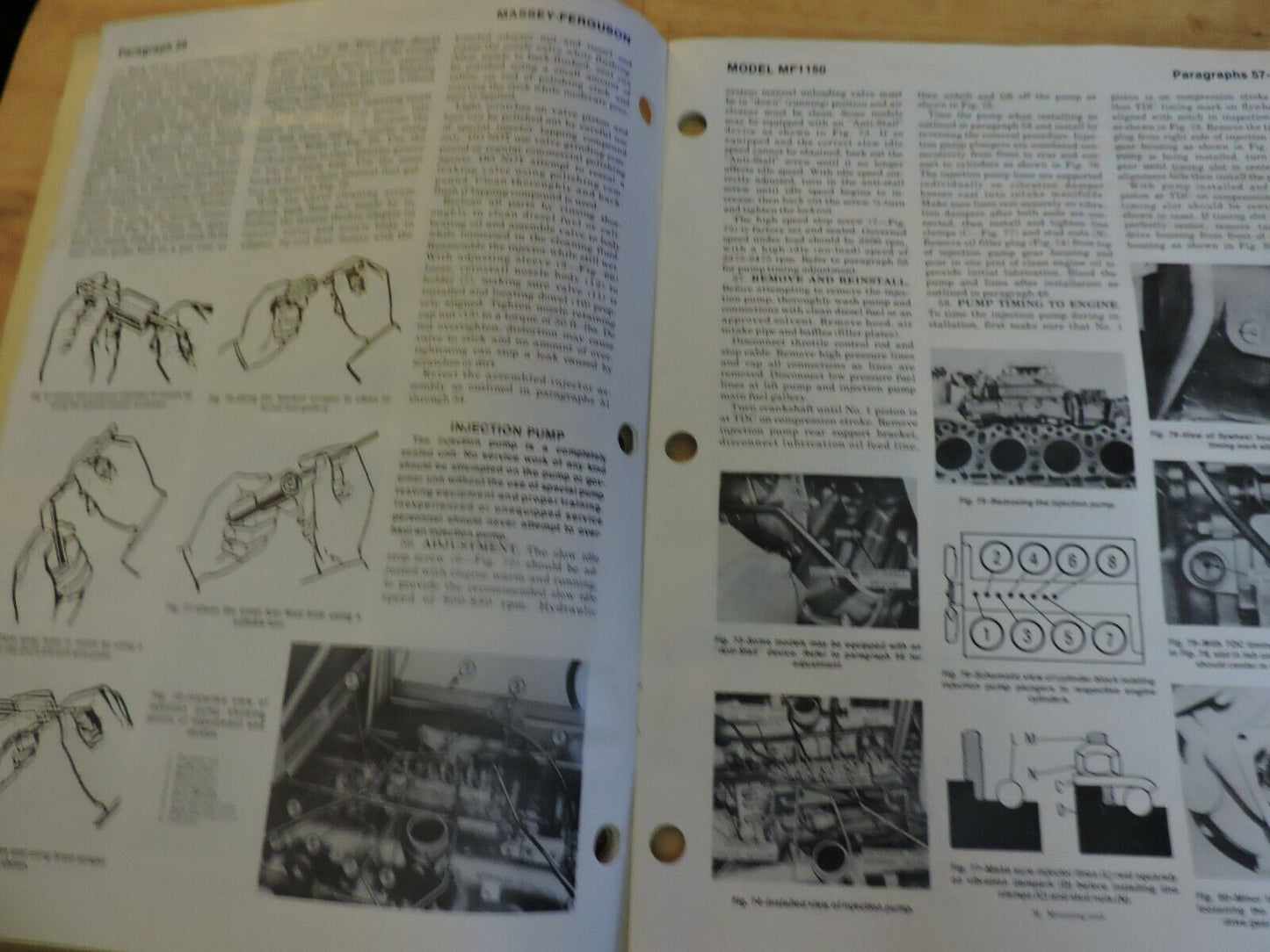 MASSEY-FERGUSON SHOP MANUAL: MODELS MF1150 MANUAL NO MF-30: 1974