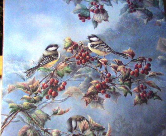 Art Print by Wanda Mumm: Finches