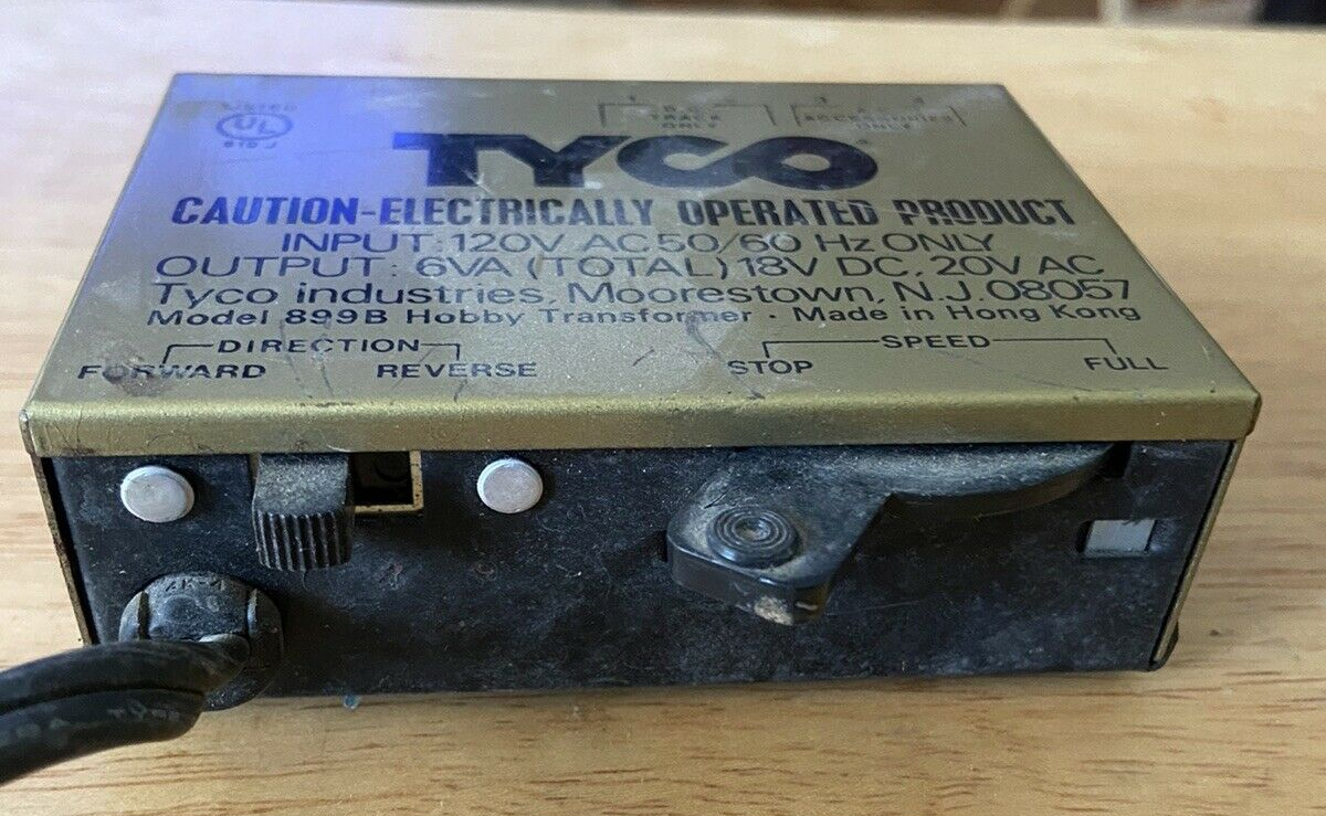 TYCO Model 899B Hobby Transformer