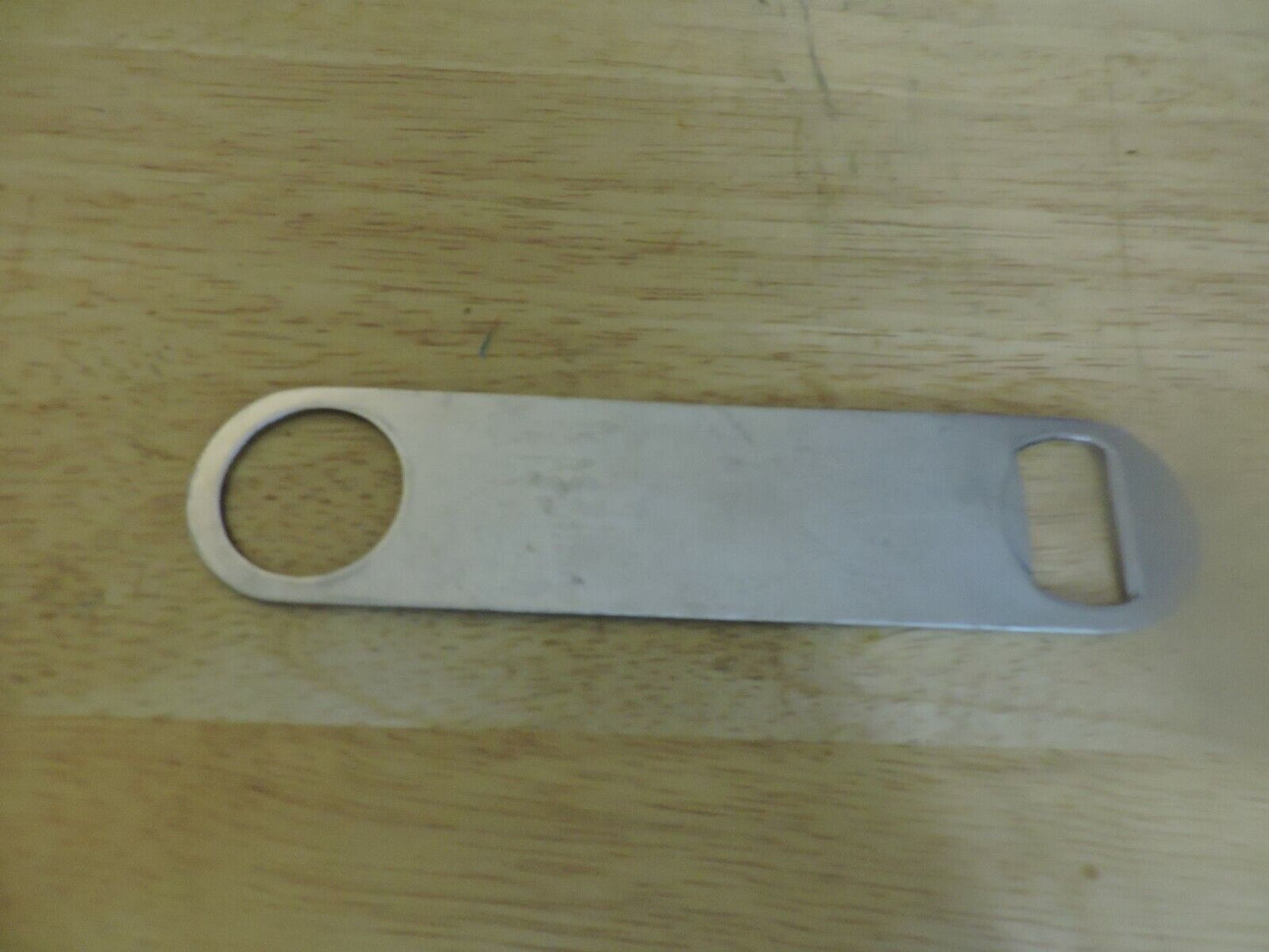 STAINLESS STEEL BOTTLE OPENER 7X1.75 INCHES (UNBRANDED)