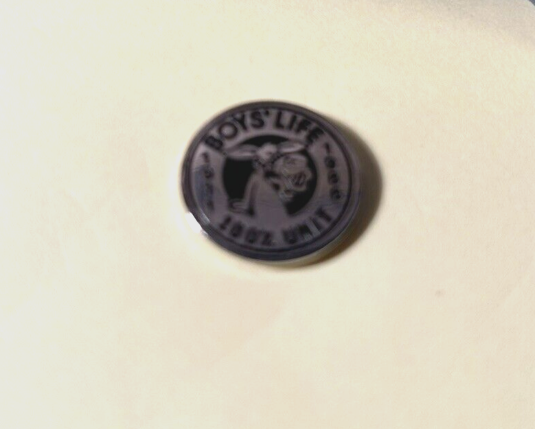 Official BSA: Boys Life 100% Unit Lapel Pin (1911-1986)