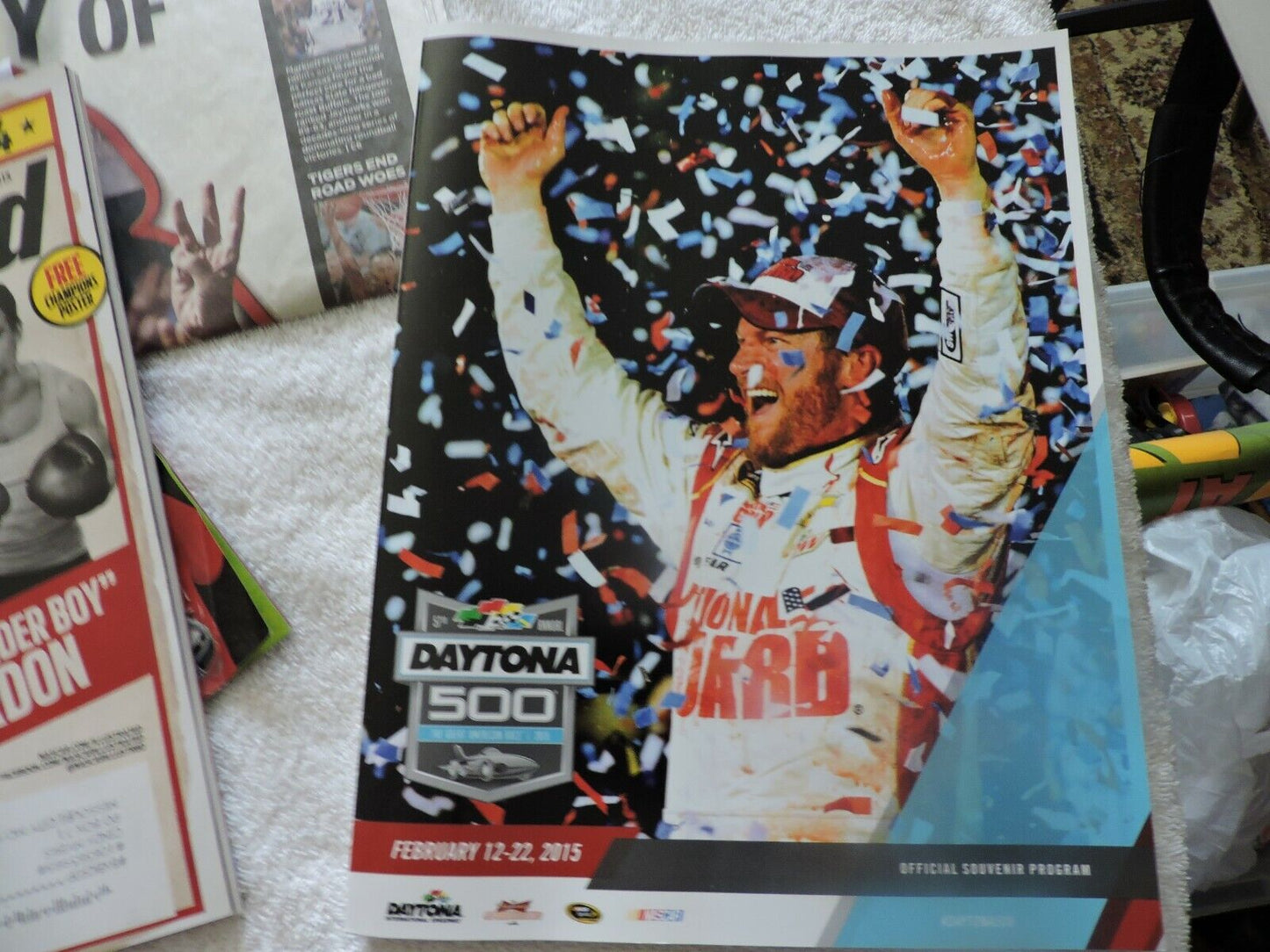 RACING SOUVENIRS: NEWSPAPER, 2011: TICKETS,  DAYTONA, NASCAR ILLUSTRATED, DAY