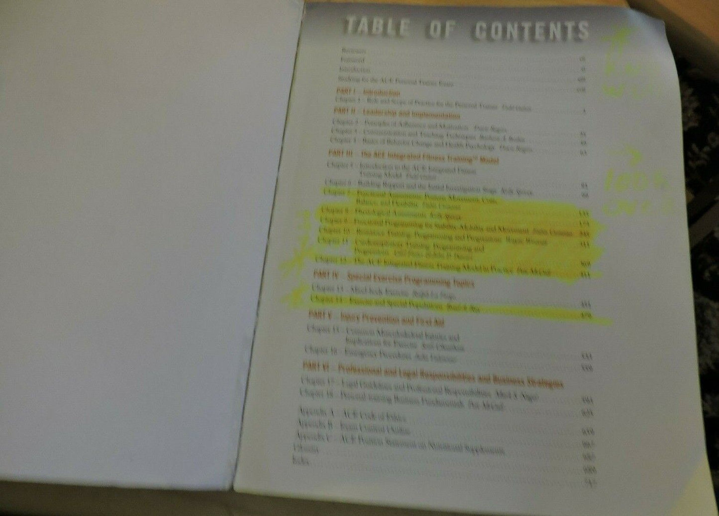 ACE'S PERSONAL TRAINER MANUAL 4TH EDITION WITH DVD 2010