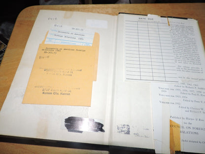 DOCUMENTS ON AMERICAN FOREIGN RELATIONS 1964