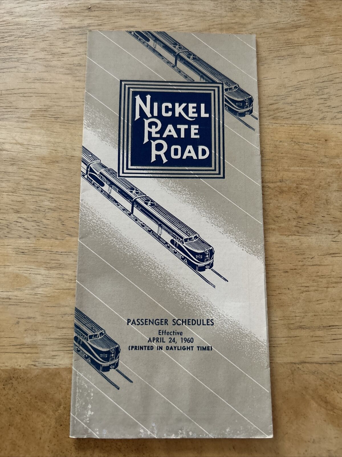 Nickel Rate Road Passenger Schedule Apr 24 1960