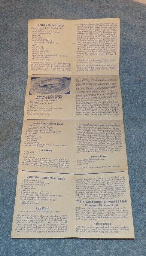 Vintage IGA Collectable: Festival Breads Recipes & Ideas Booklet