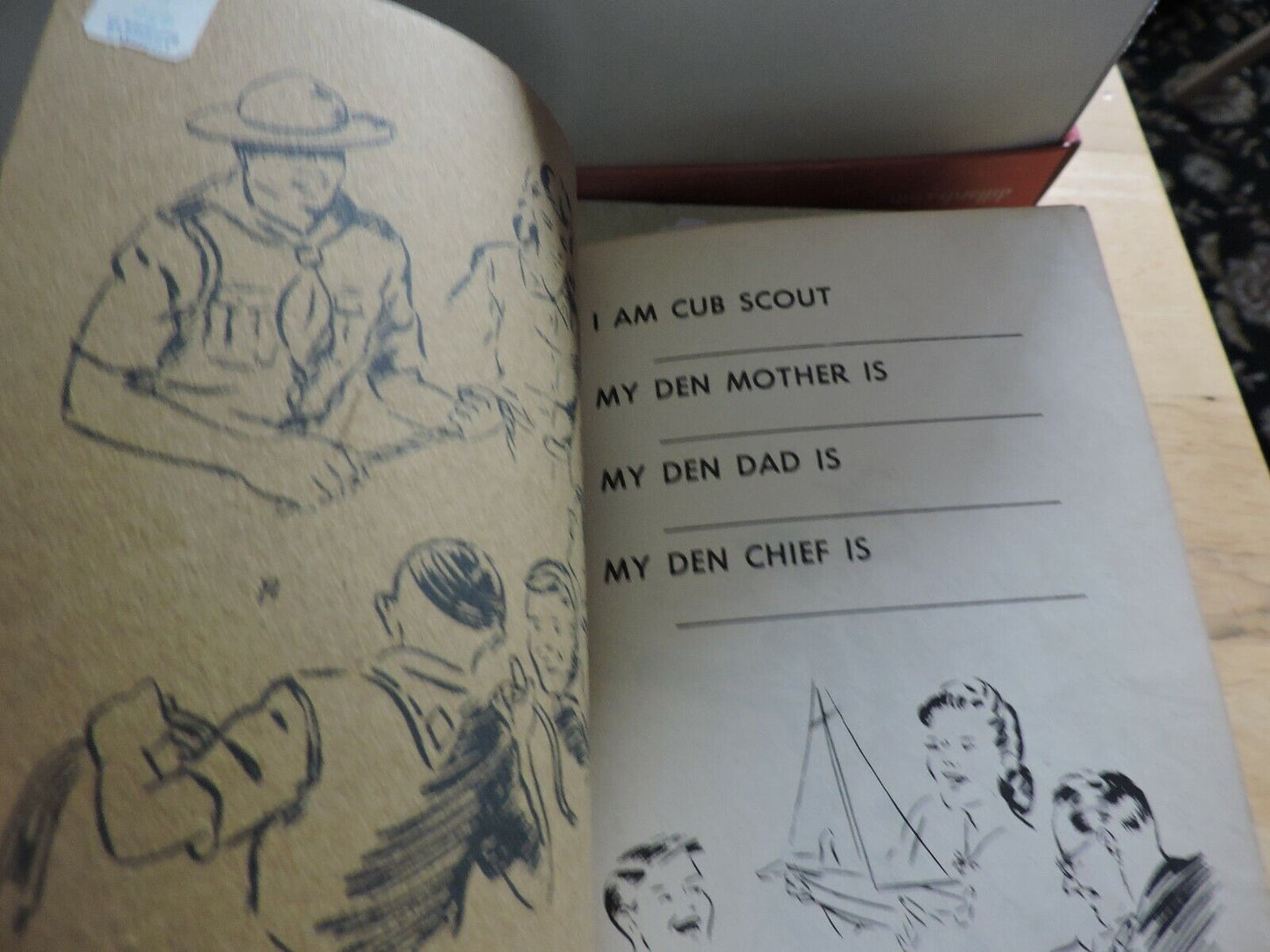 LION CUB SCOUT BOOK--1948 PRINTING