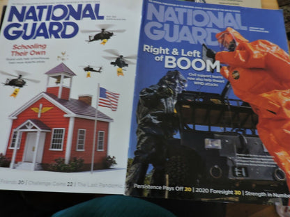 LOT OF 10 NATIONAL GUARD MAGAZINES 2020/2021