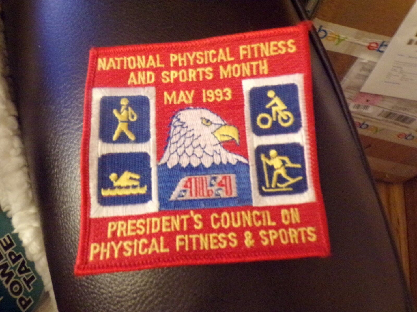National Physical Fitness & Sports Month May 1993 Patch