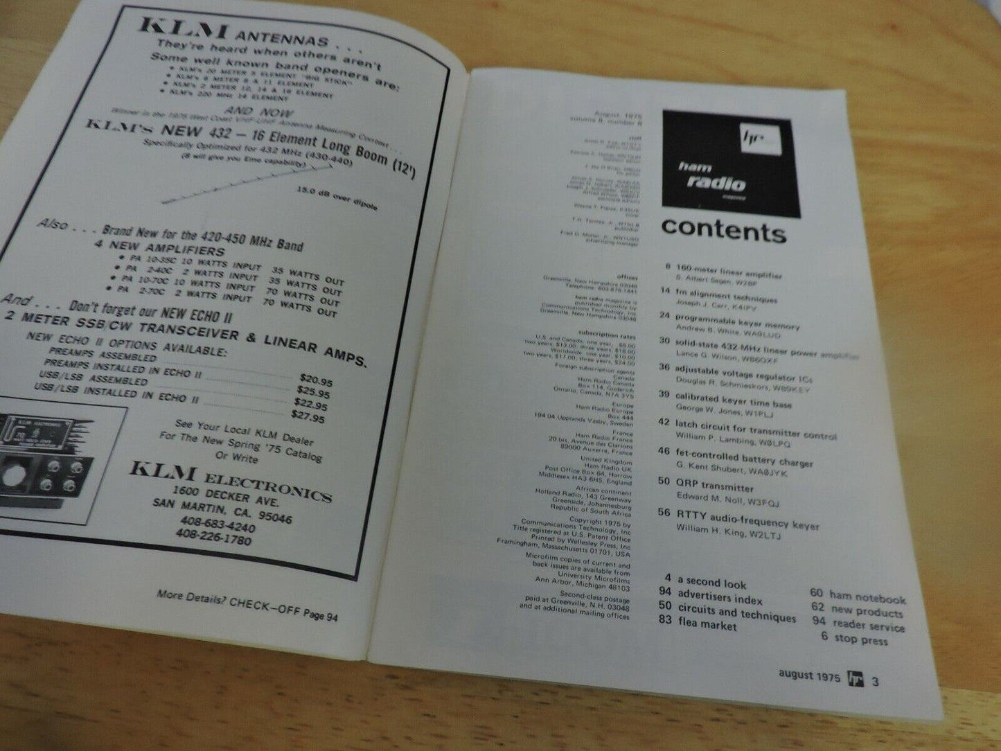 HAM RADIO MAGAZINE  AUGUST 1975