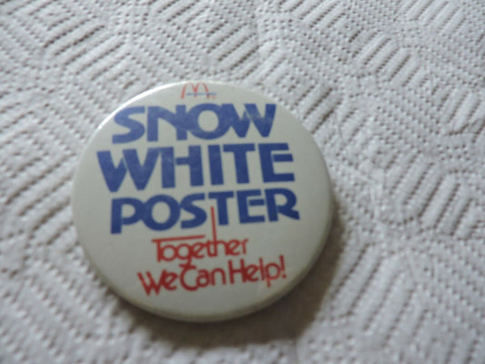 SNOW WHITE  TOGETHER WE CAN HELP!  MCDONALDS