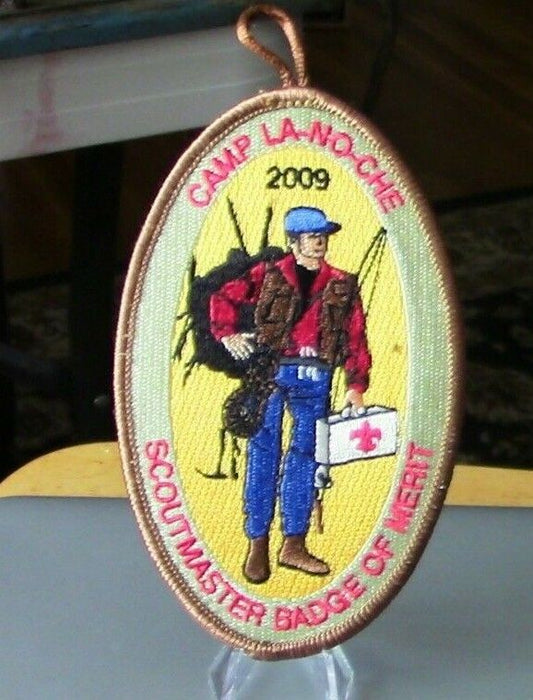 BSA: Camp LA-NO-CHE 2009 Scoutmaster Badge of Merit, CFC Button Patch
