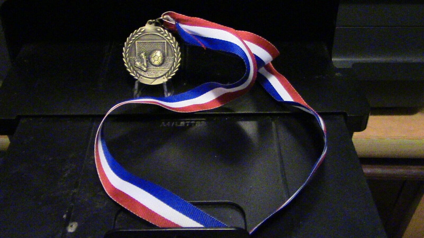 Soccer Medal (Streamwood Tournament, 3rd Place U-10 Boys) With Ribbon