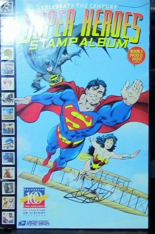 Celebrate the Century Super Heroes Stamp Collection, Book 1 (1900 to 1909)