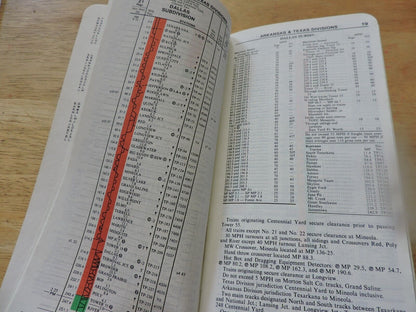 UNION PACIFIC RAILROAD CO. SYSTEM TIMETABLE NO. 4, 1986