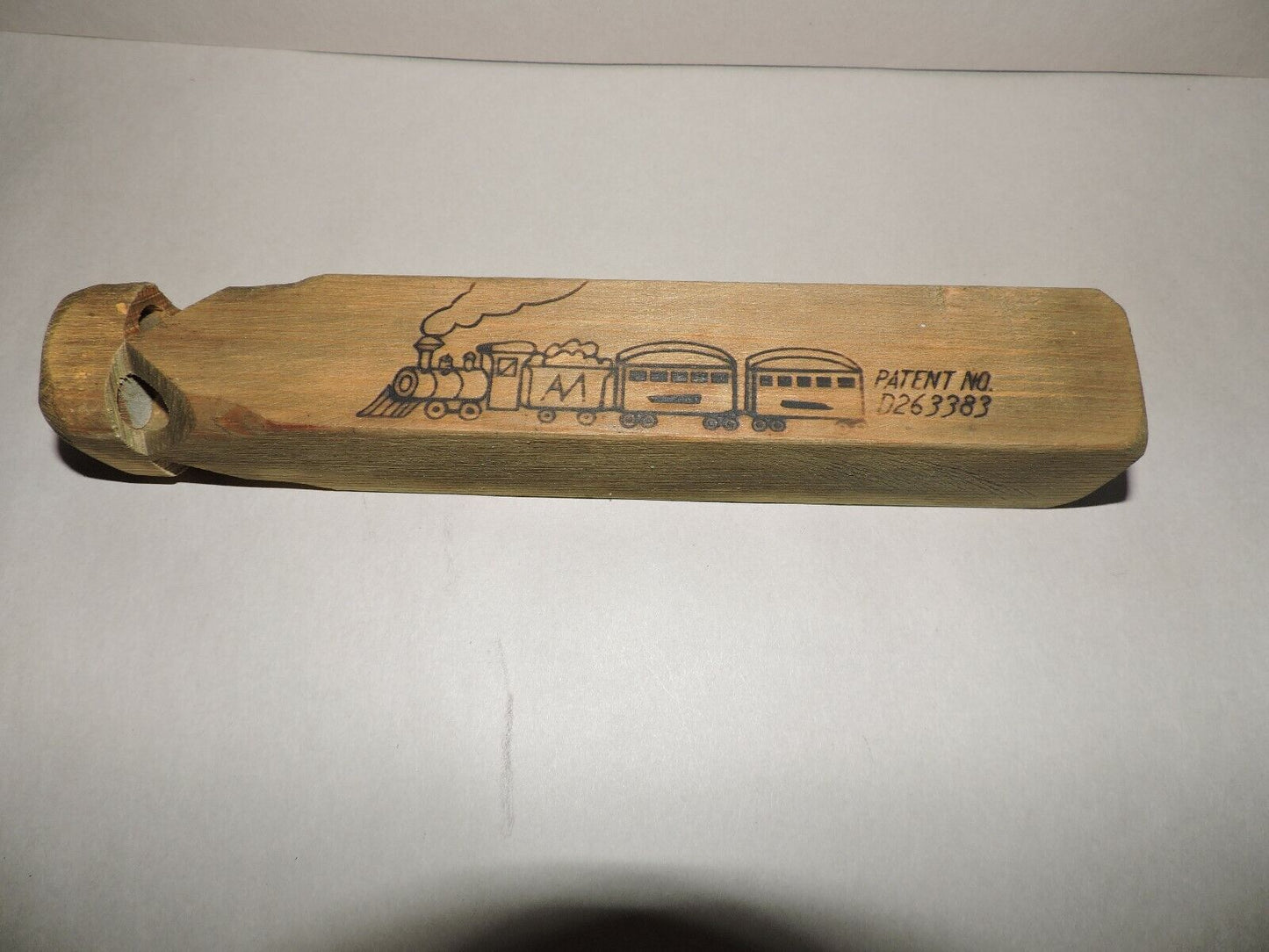 Topeka Railrod Days Wooden Train Whistle