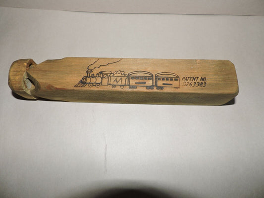 Topeka Railrod Days Wooden Train Whistle