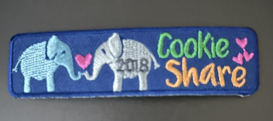 Official Girl Scouts: Cookie Share (2018) Patch