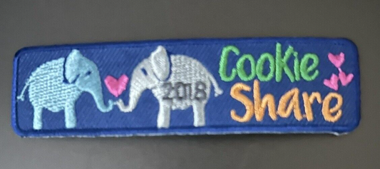 Official Girl Scouts: Cookie Share (2018) Patch