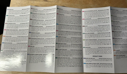 THE PLAZA MAP AND DINING GUIDE (NOT CURRENT)