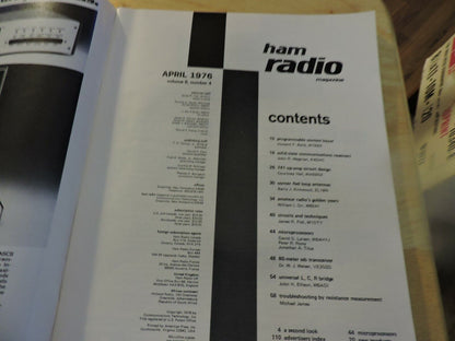 HAM RADIO MAGAZINE  APRIL 1976