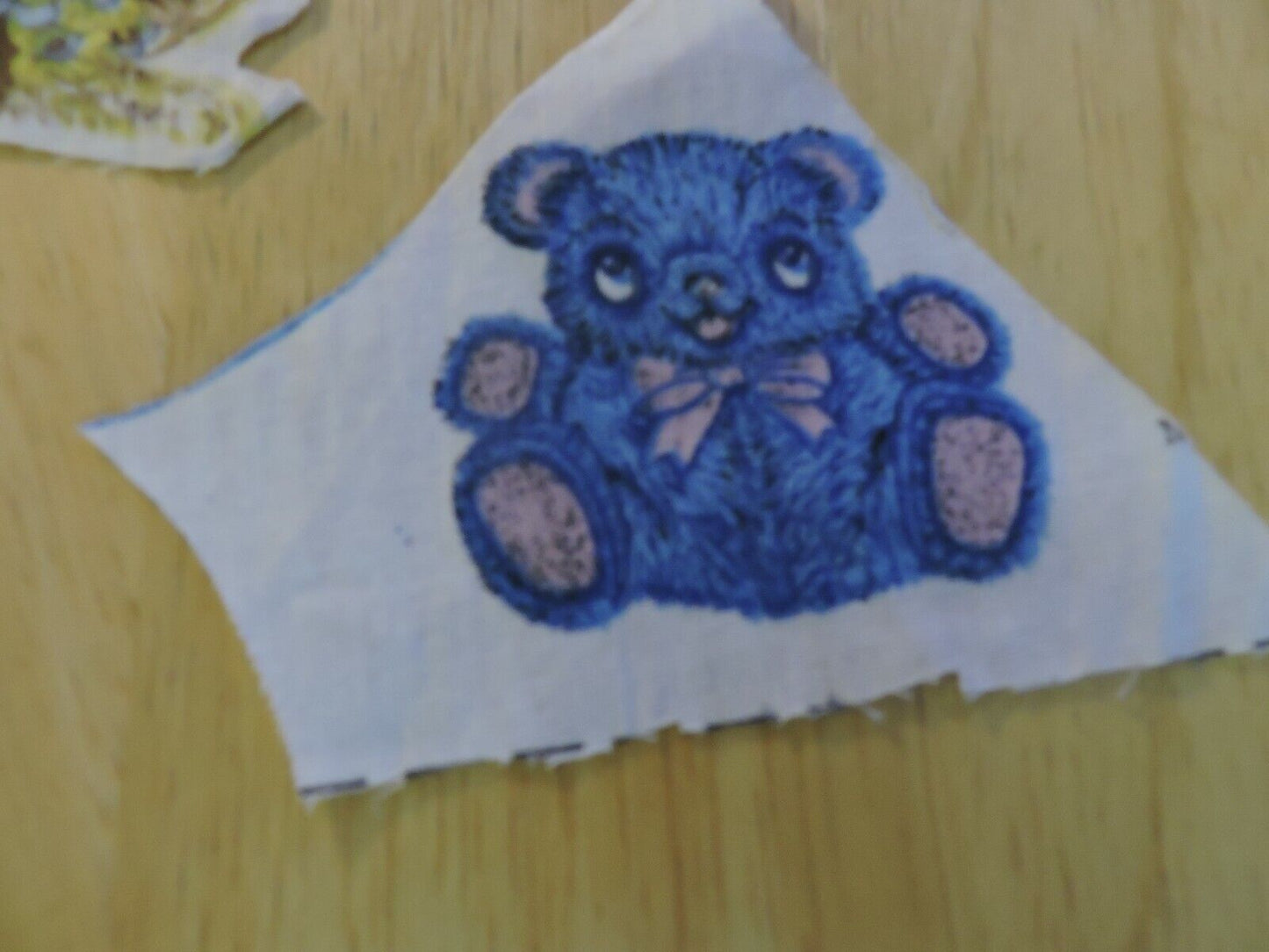 SET OF THREE VINTAGE  APPLIQUES: RABBIT, DOG, TEDDY BEAR