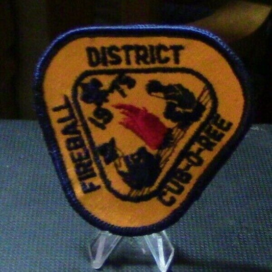 BSA, Cub Scout: 1975 Fireball District Cub-O-Ree Patch