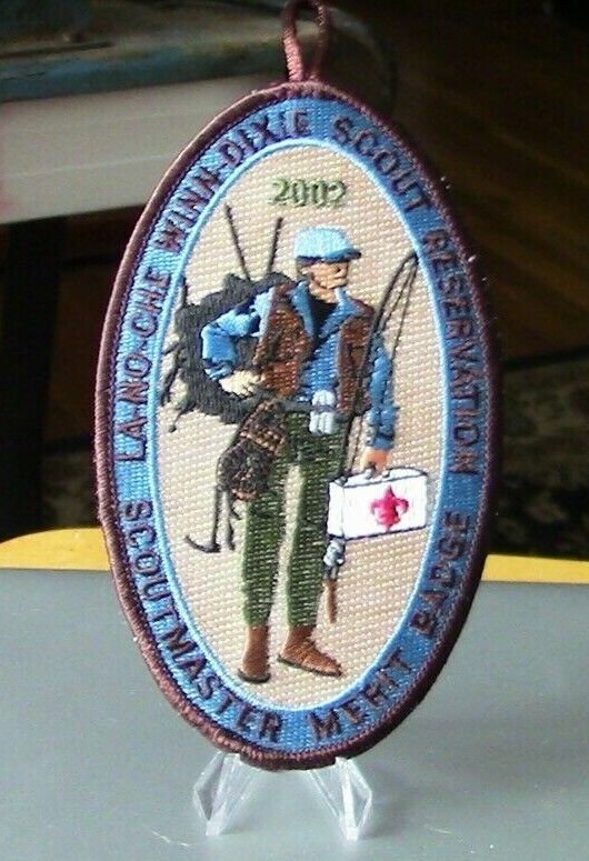 BSA: Camp LA-NO-CHE WINN DIXIE 2002 Scoutmaster Merit Badge, CFC Button Patch