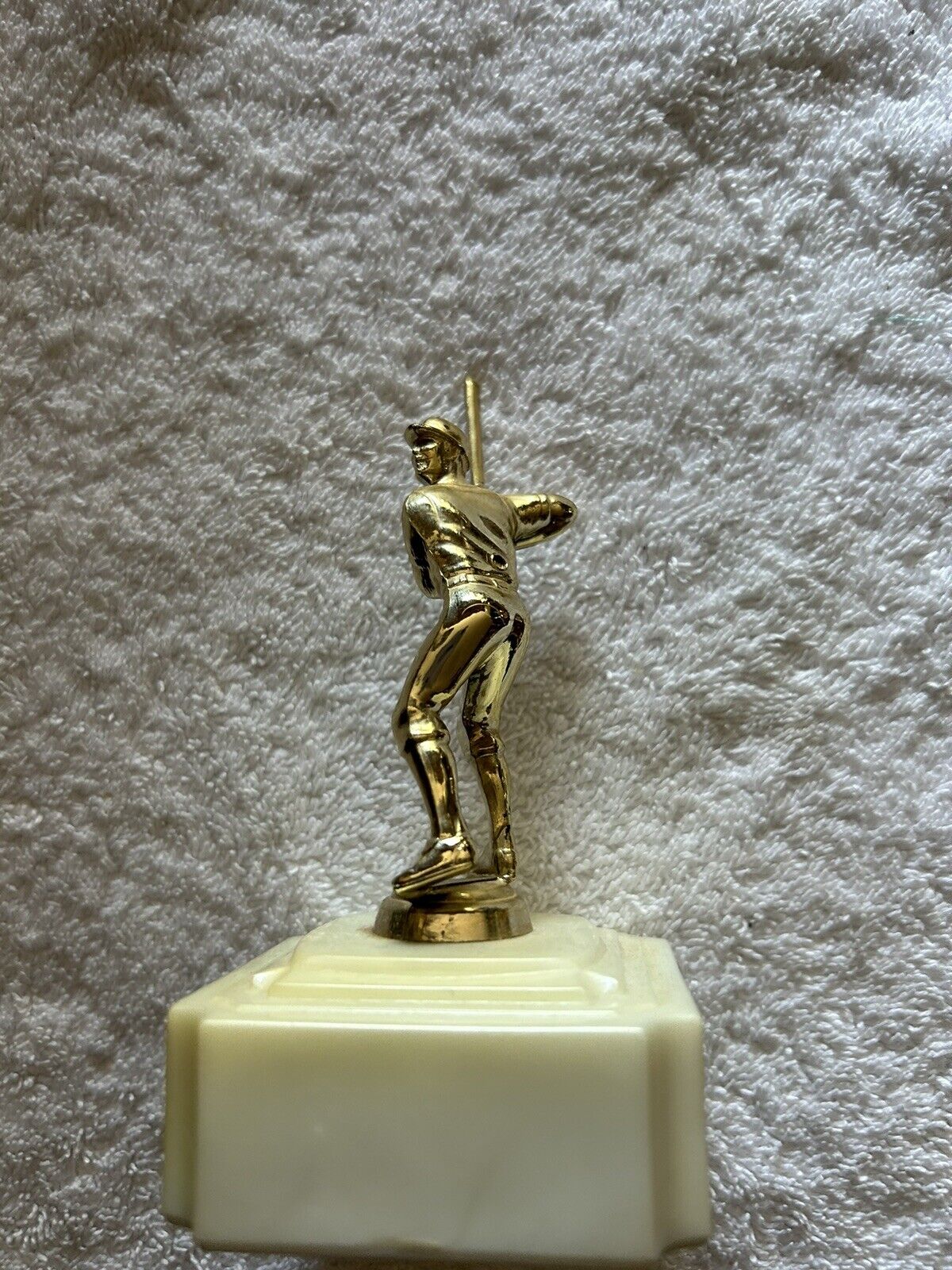 TROPHY: BASEBALL BATTER--PLASTIC--4.5X2.5X2.5 INCHES