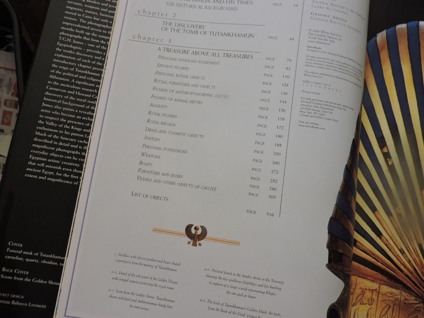 TUTANKHAMUN BY T.GH. JAMES, PHOTOS A. DELUCA 2000