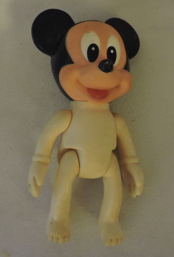 Vintage Mickey Mouse Plastic Doll 1984
