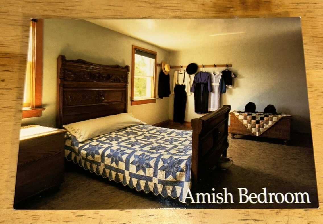 Postcard Unposted: Greetings From the Amish Country Amish Bedroom