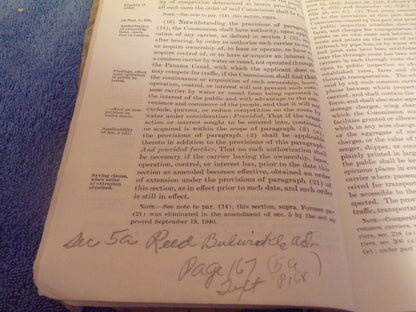 The Interstate Commerce Act Book (1946 Print) Bonus: Univ. of KC Final Exam