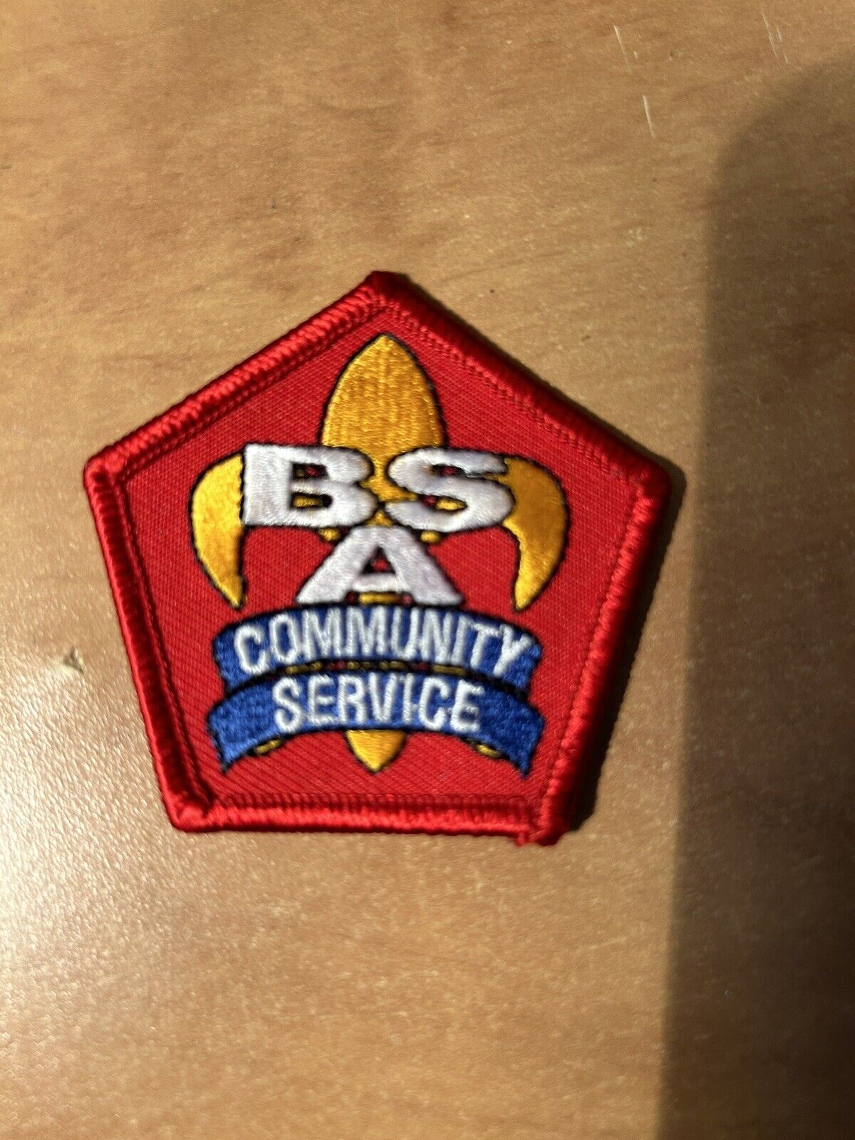 Official BSA: Community Service Patch-Brand New
