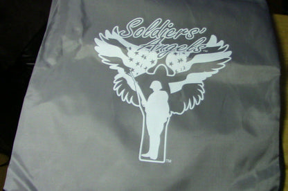 Soldiers Angels Backpack Grey Background/Vinyl/Black Strings