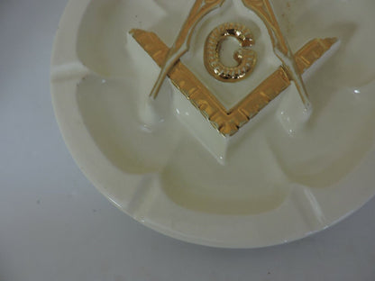 MASONIC DECORATIVE HANGING PLATE 8.5 INCHES ROUND