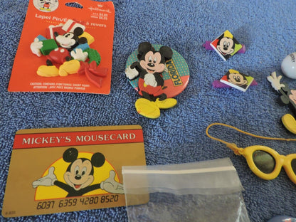 Mickey Mouse Assorted Collectables 17 pieces