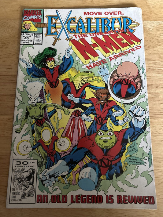 ExCalibur Move Over, The Unearthly N-Men Have Arrived Marvel #45