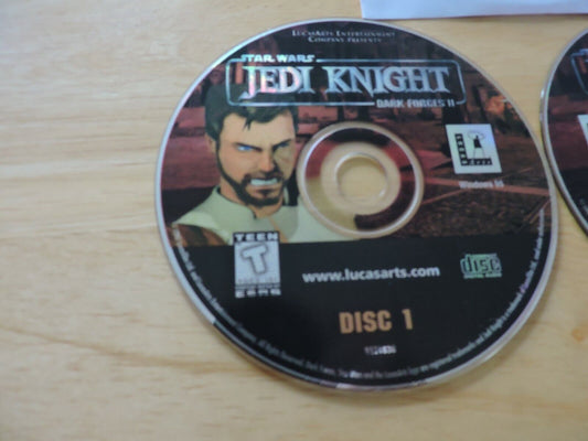 STAR WARS:  JEDI KNIGHT:  DARK FORCES II:  2 DISC SET  COMPUTER GAME RATED T