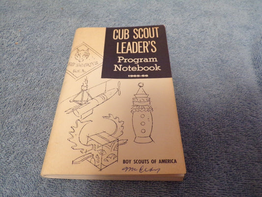 1965-1966 Cub Scout Leader's Program Notebook