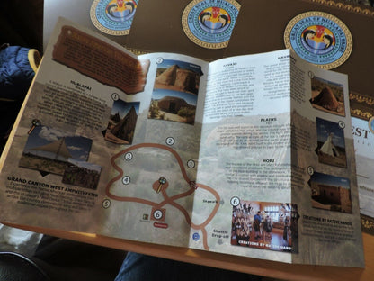 GRAND CANYON WEST-EXPERIENCE THE HUALAPAI LEGACY-guide and map-postcard-and more