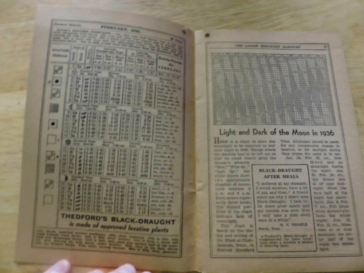 THE LADIES IRTHDAY ALMANAC 1936