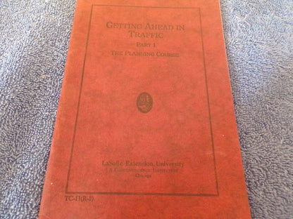 Vintage Book-1936: Getting Ahead In Traffic: Part 1 - The Planning Course