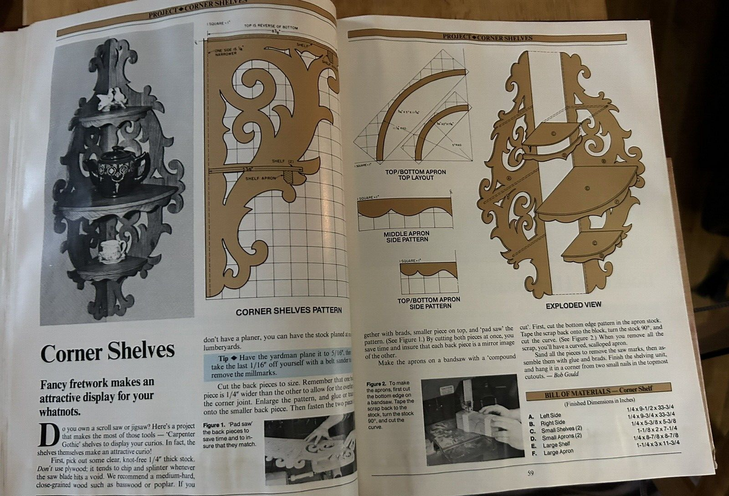 POPULAR SCIENCE WOODWORKING PROJECTS 1985