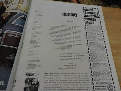 HOLIDAYMAGAZINE APRIL 1969 FAIRIELD COUNTY